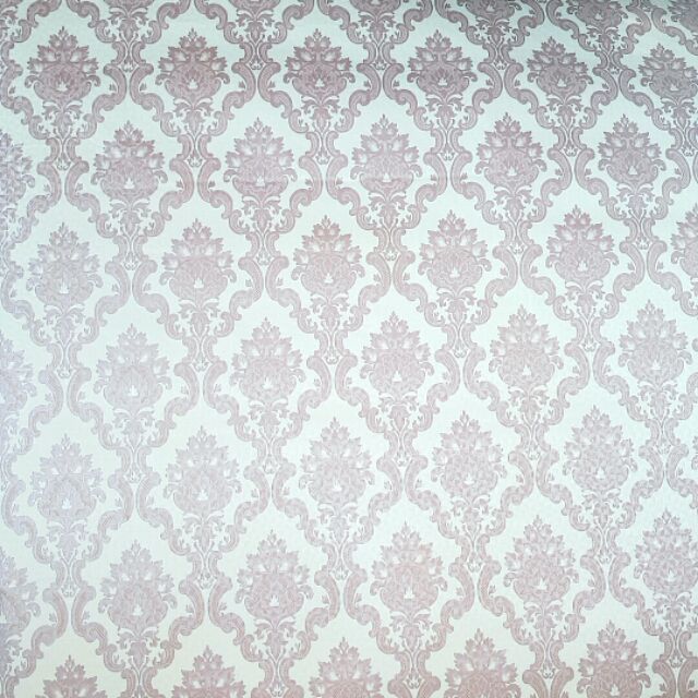 Giấy dán tường châu âu hoa văn hồng khổ 60cm