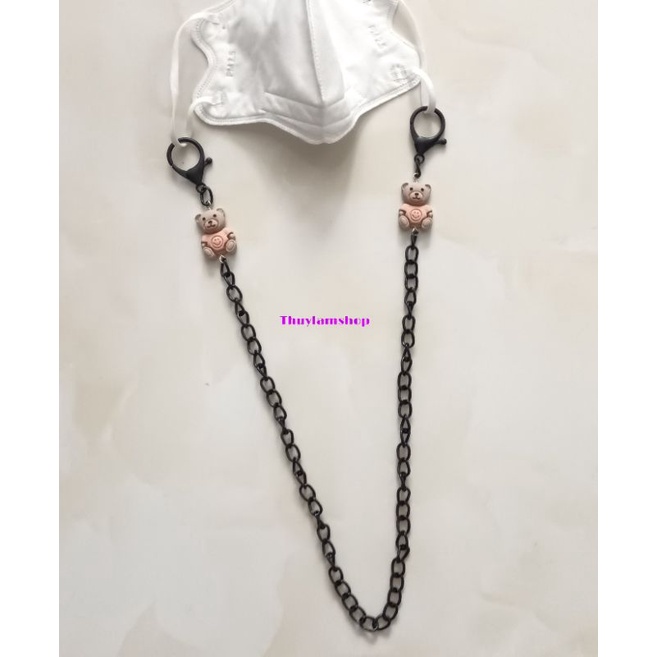 Dây đeo khẩu trang chống rớt mic gấu dễ thương mã AT34