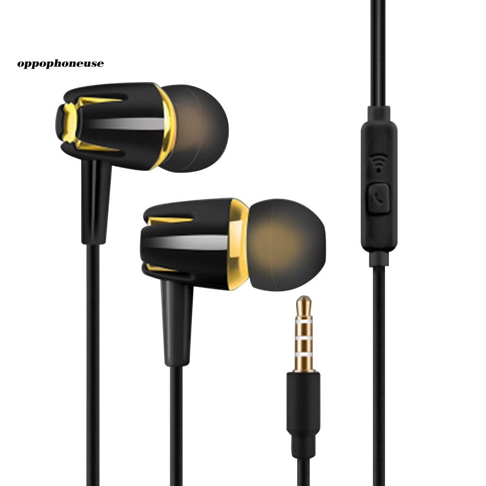 Tai Nghe Nhét Tai Chống Ồn Tích Hợp Mic Cho Điện Thoại Oppo