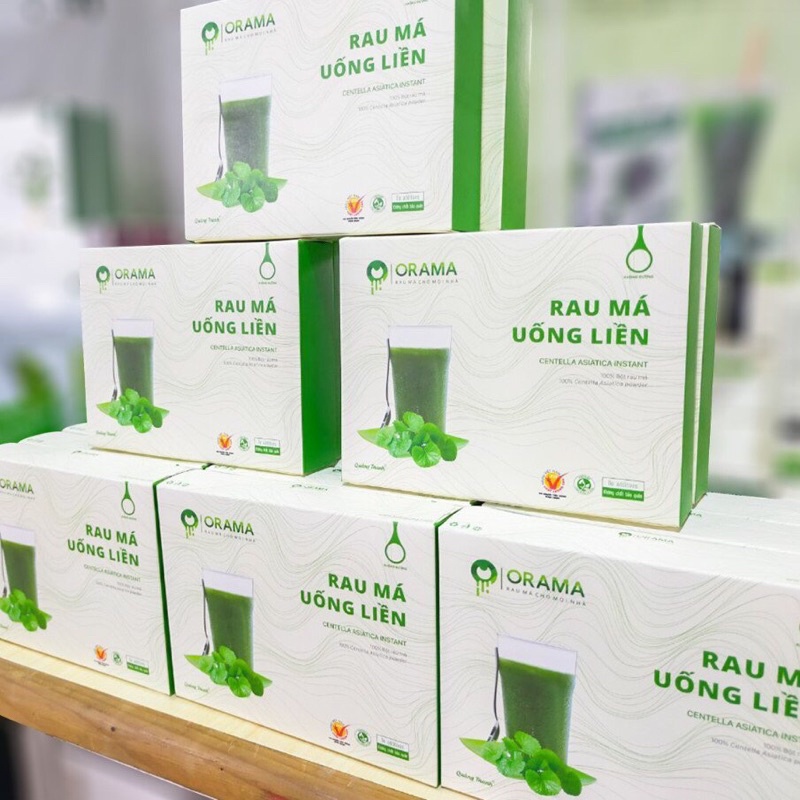 Rau má uống liền Orama không đường hộp 15 gói 3g- Quảng Thanh