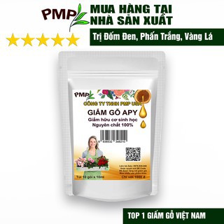 Giấm gỗ trị đốm lá, đốm đen, vàng lá, phấn trắng cho hoa hồng, rau , lan, cây cảnh