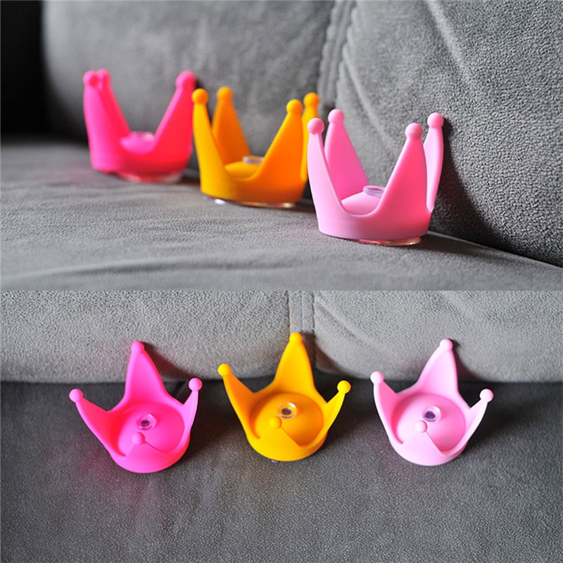 Mô hình vương miện trang trí mũ bảo hiểm đi xe mô tô/xe máy điện thiết kế mềm mại có giác hút