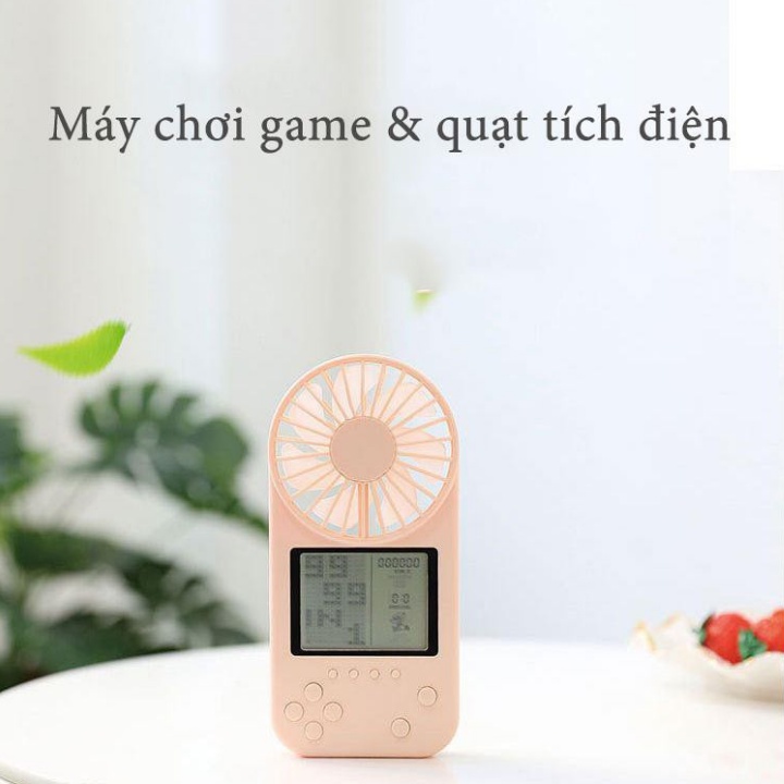 [Mã ELHA22 giảm 5% đơn 300K] Quạt mini cầm tay kèm quạt siêu mát với 26 game kinh điển , bảo hành 12 tháng - 1 đổi 1