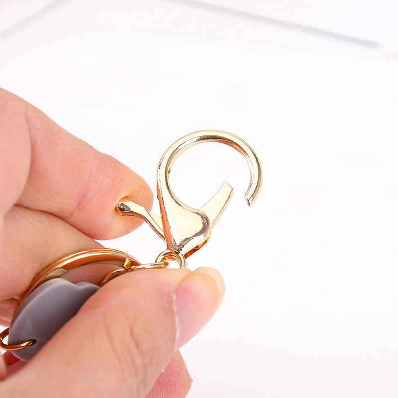 Móc khóa mặt dây đeo nhẫn hoạt hình silicon ba chiều 3D dễ thương, có thể được sử dụng làm vỏ bảo vệ tai nghe bluetooth.