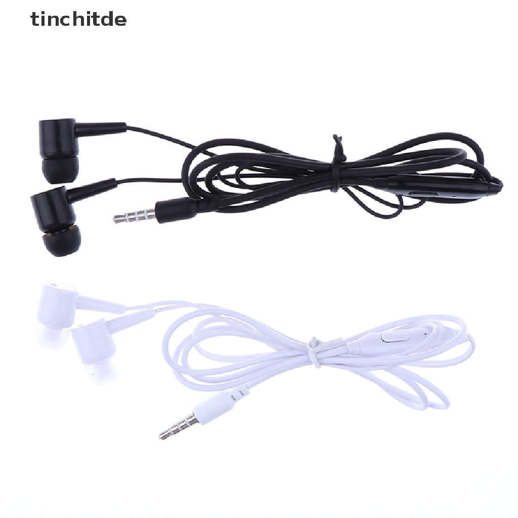 Tai Nghe Nhét Tai Jack 3.5mm Có Micro Chuyên Dụng Cho Điện Thoại Laptop