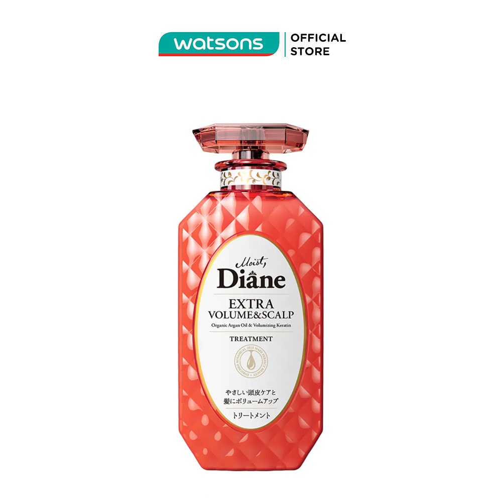 Dầu Xả Moist Diane Extra Volume &amp; Scalp Treatment Chống Rụng &amp; Làm Phồng Tóc Hương Hoa Cúc La Mã 450ml