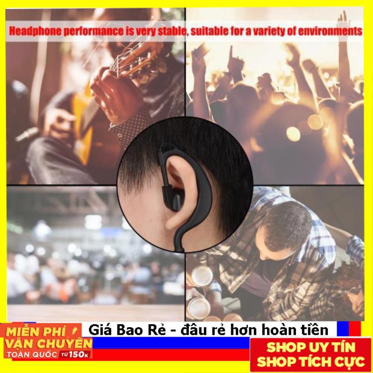 Tai nghe bộ đàm có micro và kẹp cho bộ đàm Baofeng UV 9RPLUS