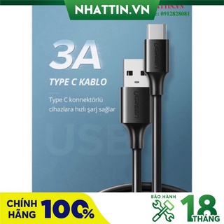 Cáp sạc, dữ liệu usb type-a 2.0 sang usb type-c dài 1m ugreen 60116 - hàng cao cấp