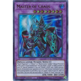 Thẻ bài Yugioh - TCG - Master of Chaos / BACH-EN036'