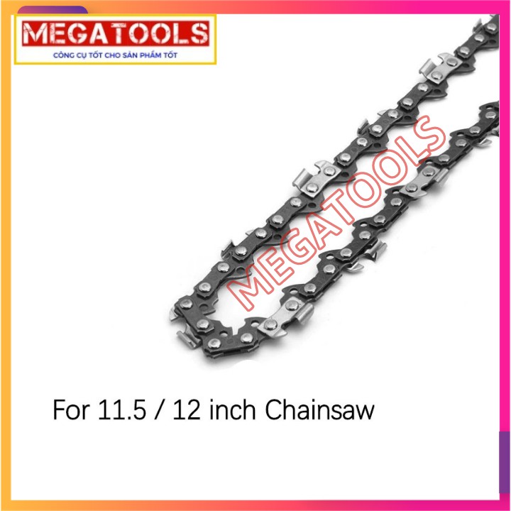 Dây xích cưa của bộ lưỡi cưa gắn máy mài chainsaw 11.5 inch