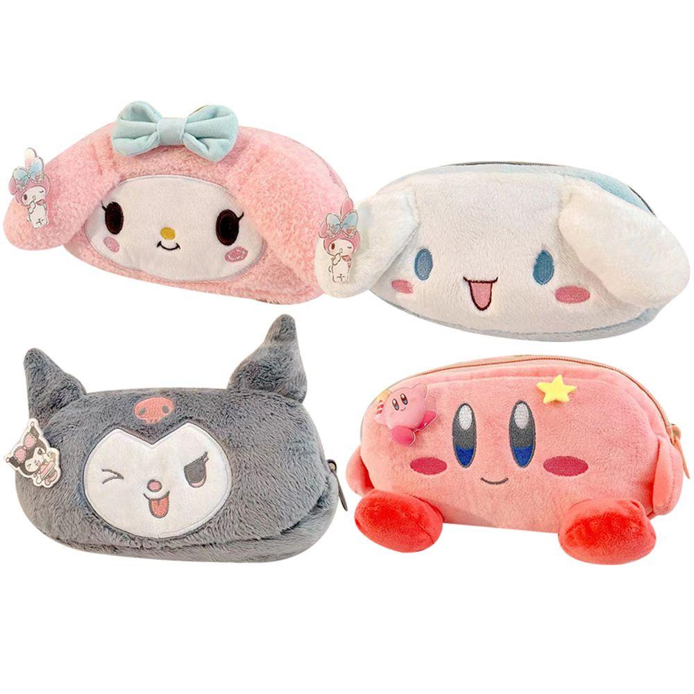 Túi Đựng Bút Hình Thỏ Bunny Kuromi Melody Nhồi Bông Dễ Thương