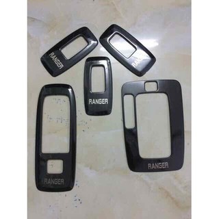 Bộ ốp nội thất vân Titan xe Ford Ranger chống xước Cao cấp
