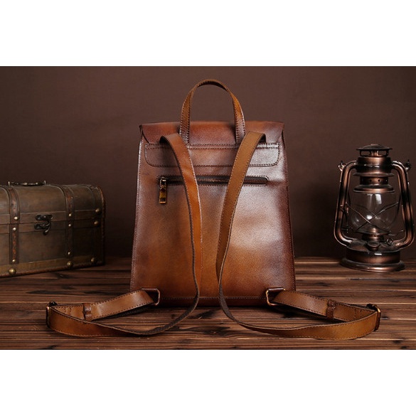 Ba lô da bò cao cấp mẫu mới nhất 2023 DB004