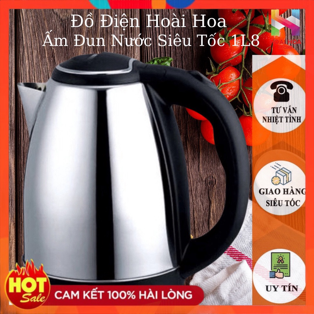 Ấm Siêu Tốc Đun Nước Bình Nấu Nước Siêu Nhanh hàng việt nam