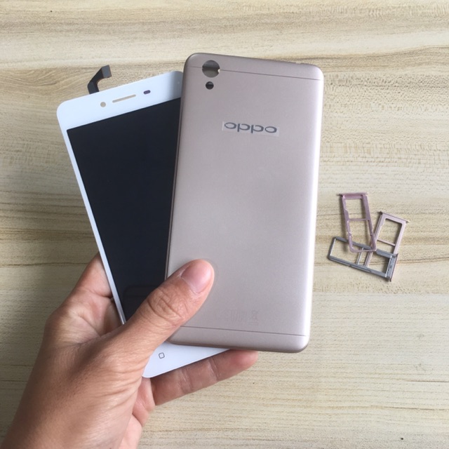 COMBO Bộ Vỏ Sườn + Màn Hình Oppo A37 (Neo9) Zin Hàng Cao Cấp (Tặng khay sim)