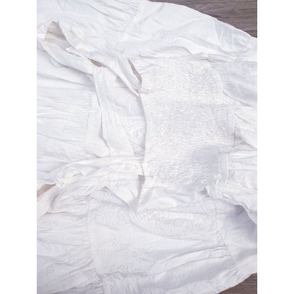 Đầm trắng maxi