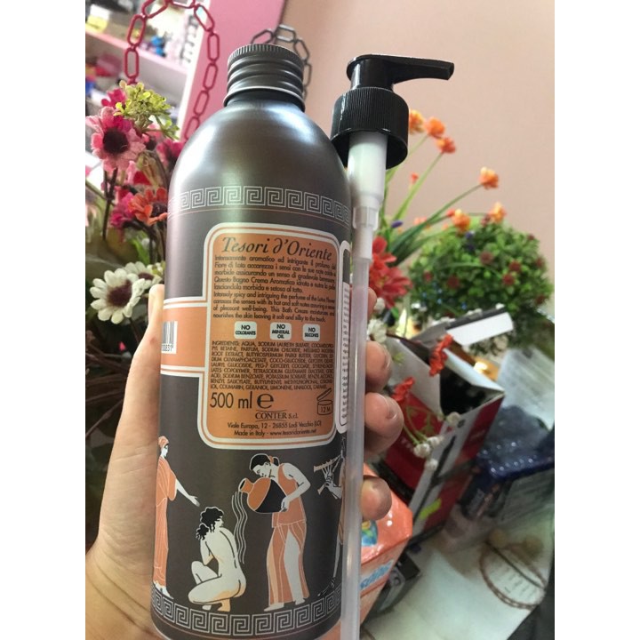 Sữa tắm Tesori D’Oriente Hoa sen dạng vòi hương nước hoa Dưỡng ẩm và Sáng da Italia (Ý) Hàng chính hãng | BigBuy360 - bigbuy360.vn