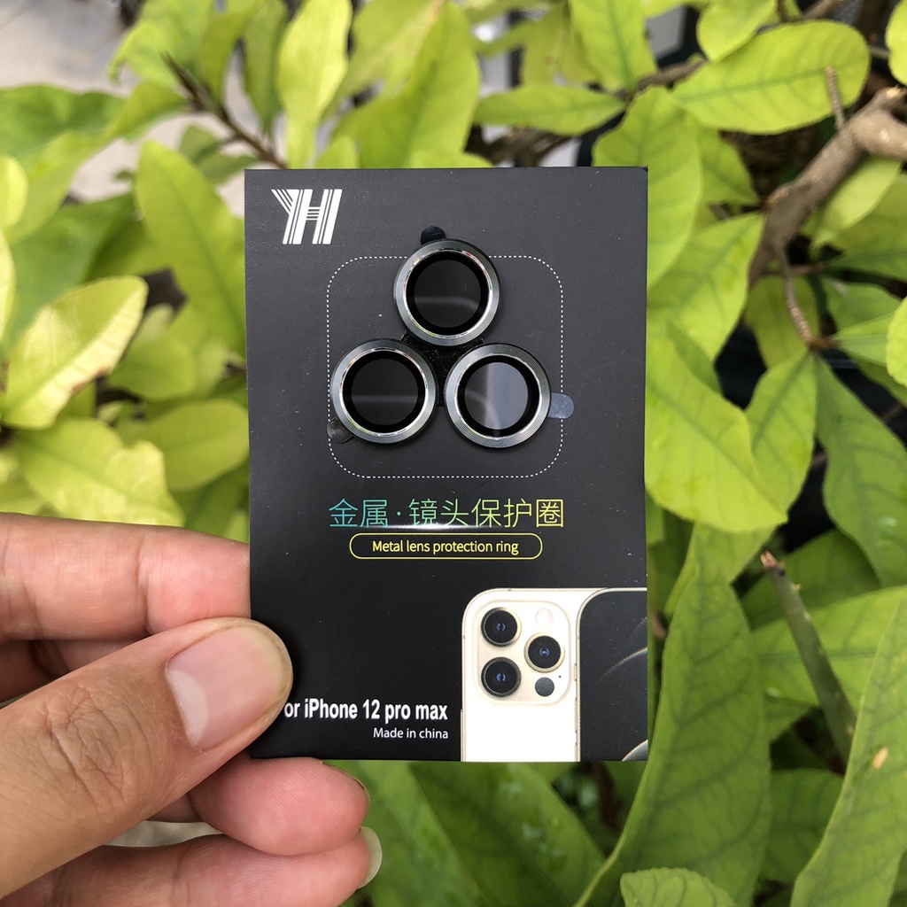 Vòng Bảo Vệ Camera Cho iP12Pro Max -  - Chống Bụi, Hạn Chế Vân Tay và Mờ Camera.