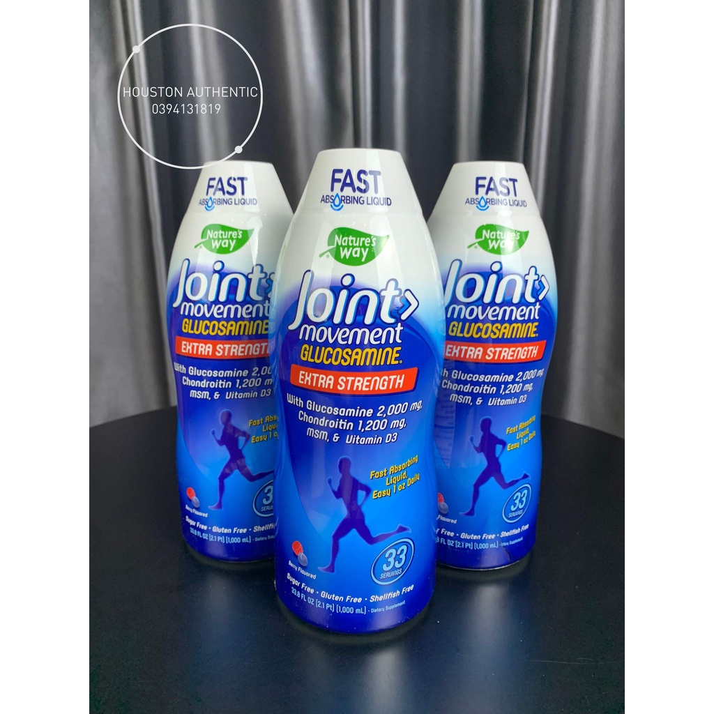 Glucosamine nước Joint Movement Glucosamine 1000ml hỗ trợ xương khớp _ Live mua hàng tại Mỹ