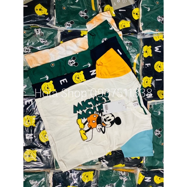 Set 4 áo thun cotton cho bé trai -TH123