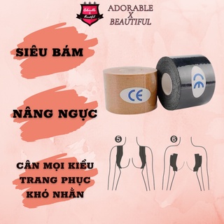 [CÓ CHE TÊN] Cuộn Băng Keo Dán Ngực Đa Dụng [AdorablexBeautiful] Boobtape Dán Tiện Dụng Hỗ Trợ Mọi Trang Phục