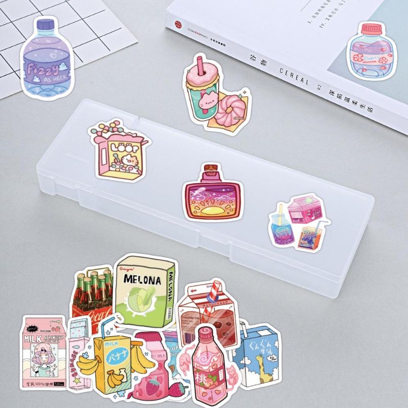 100 sticker decal dán xe mũ bảo hiểm điện thoại chống nước