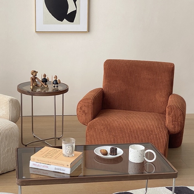 Coduroy Chair - Ghế Sofa đơn vải nhung cao cấp