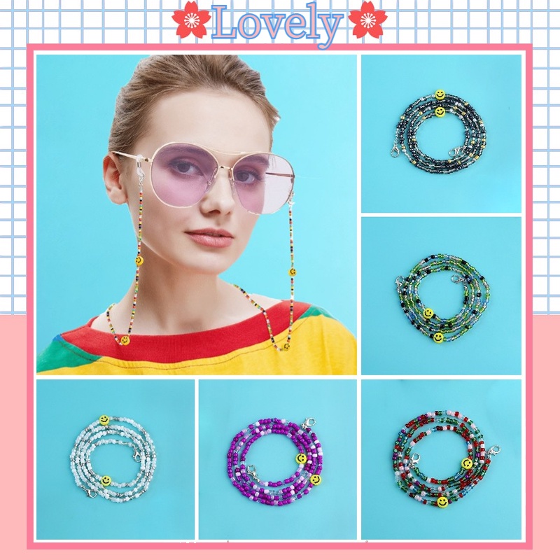 Dây Đeo Khẩu Trang Màu Sắc Mặt Cười Trang Han Quôc Cho Nữ