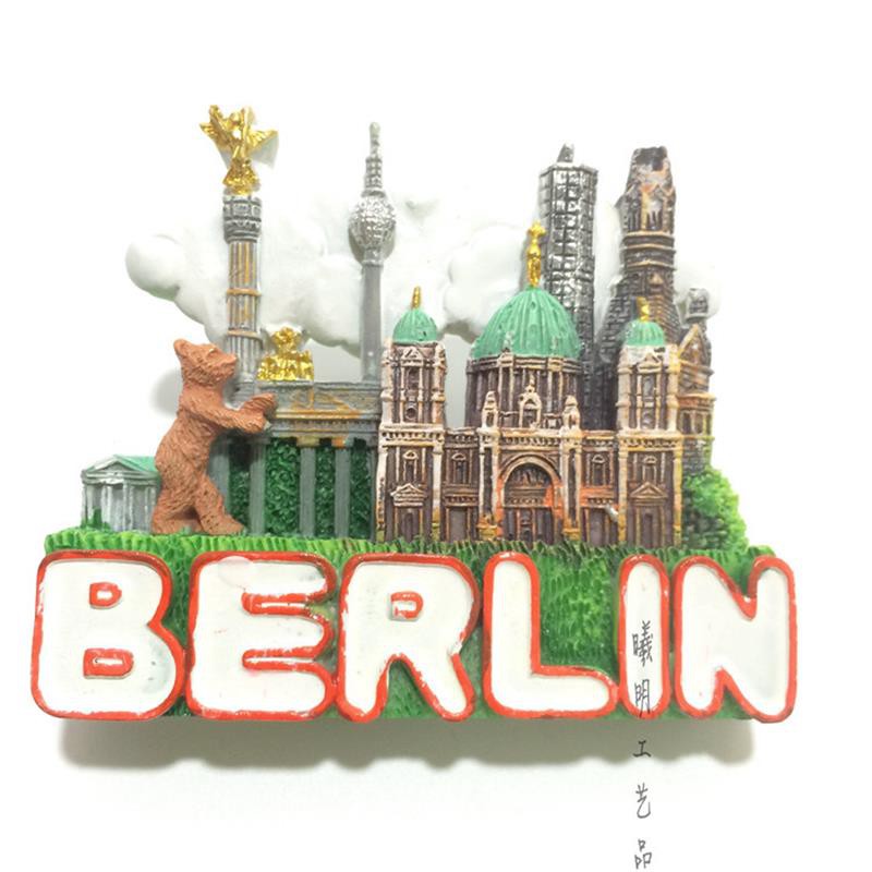 Nam Châm Dán Tủ Lạnh Hình Kiến Trúc Berlin 3d