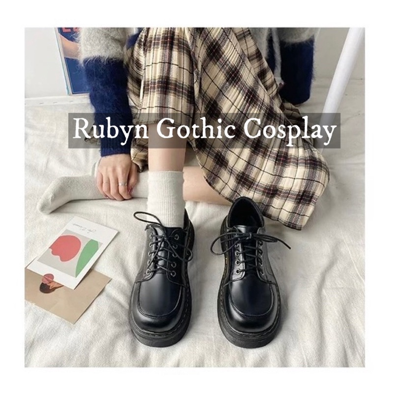 [Sẵn]  Giày Oxford đế dày cá tính ( Màu đen và nâu ) Size 35 - 40, 2101