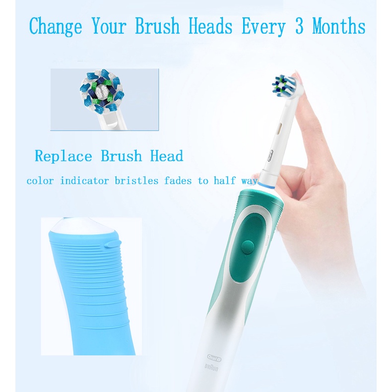 Bàn chải đánh răng điện ORAL-B D12 làm trắng răng sạc lại được tiện lợi