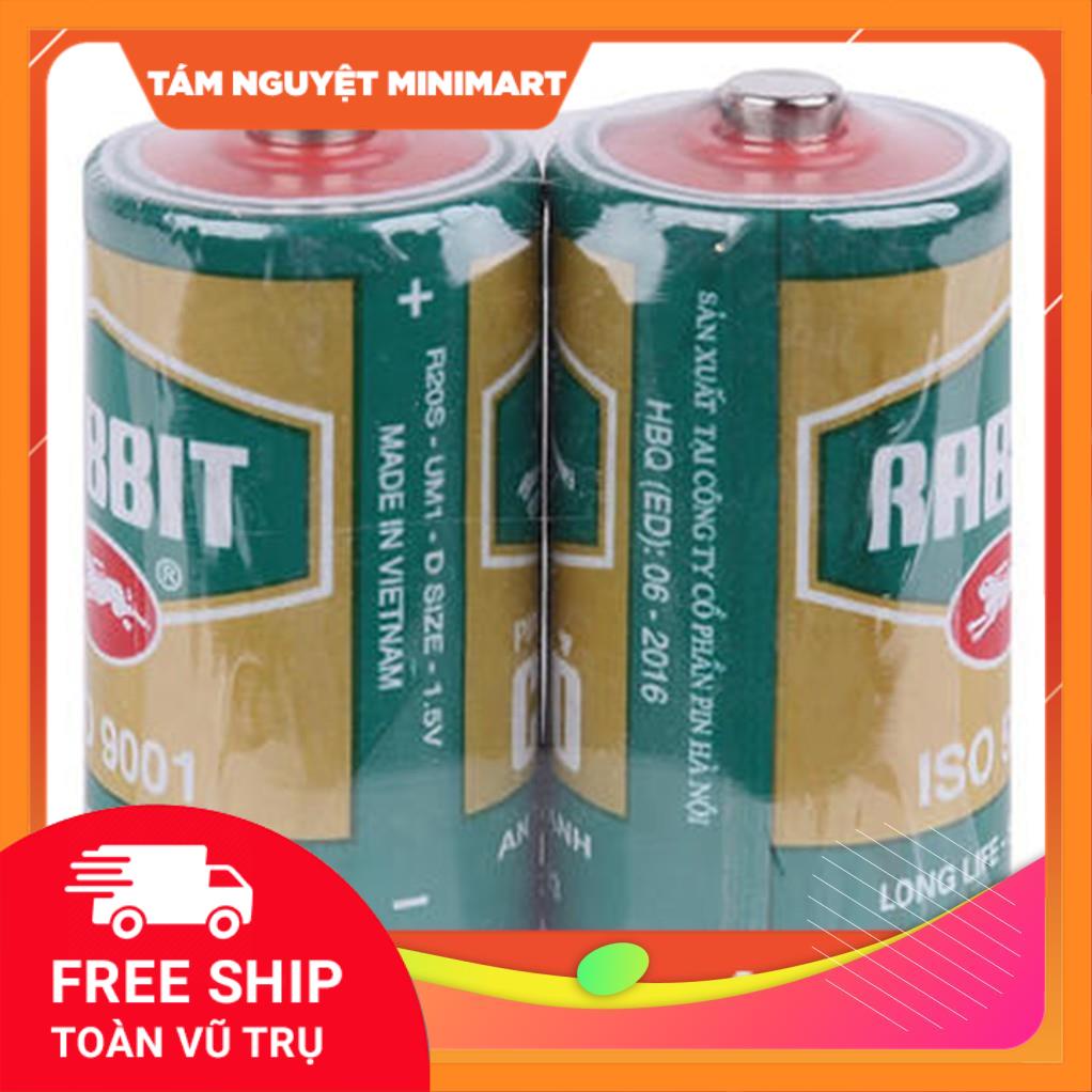 Vỉ 2 pin đại con thỏ mạnh mẽ, bền bỉ