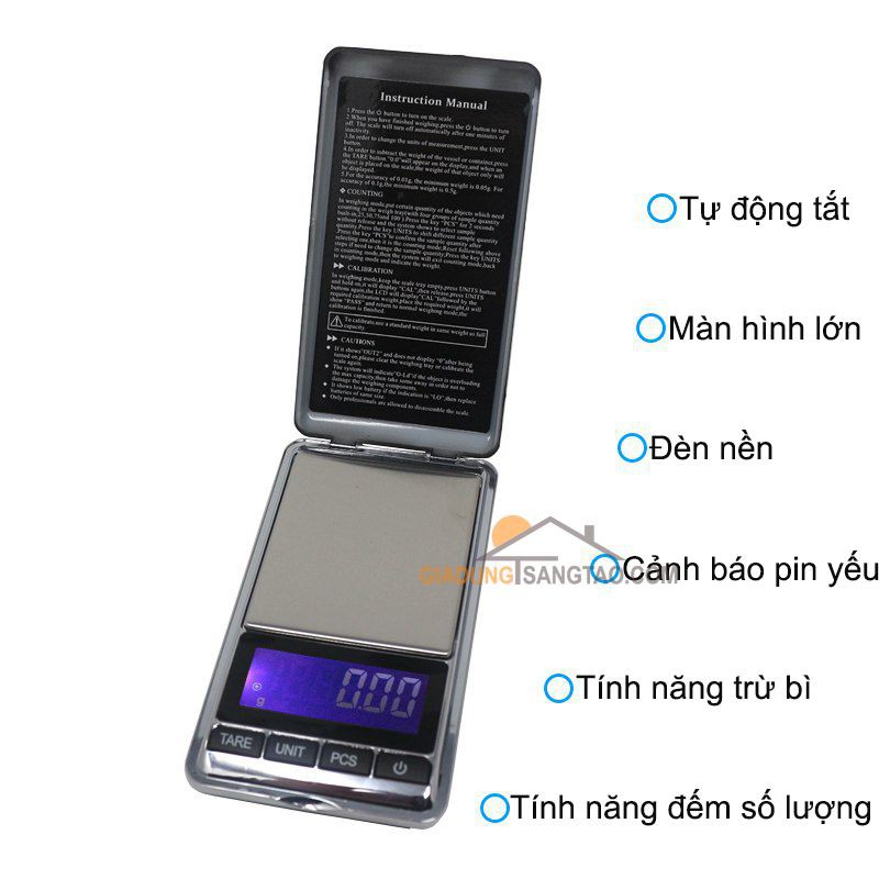 Cân tiểu ly bỏ túi M3 200g, 300g, 500g