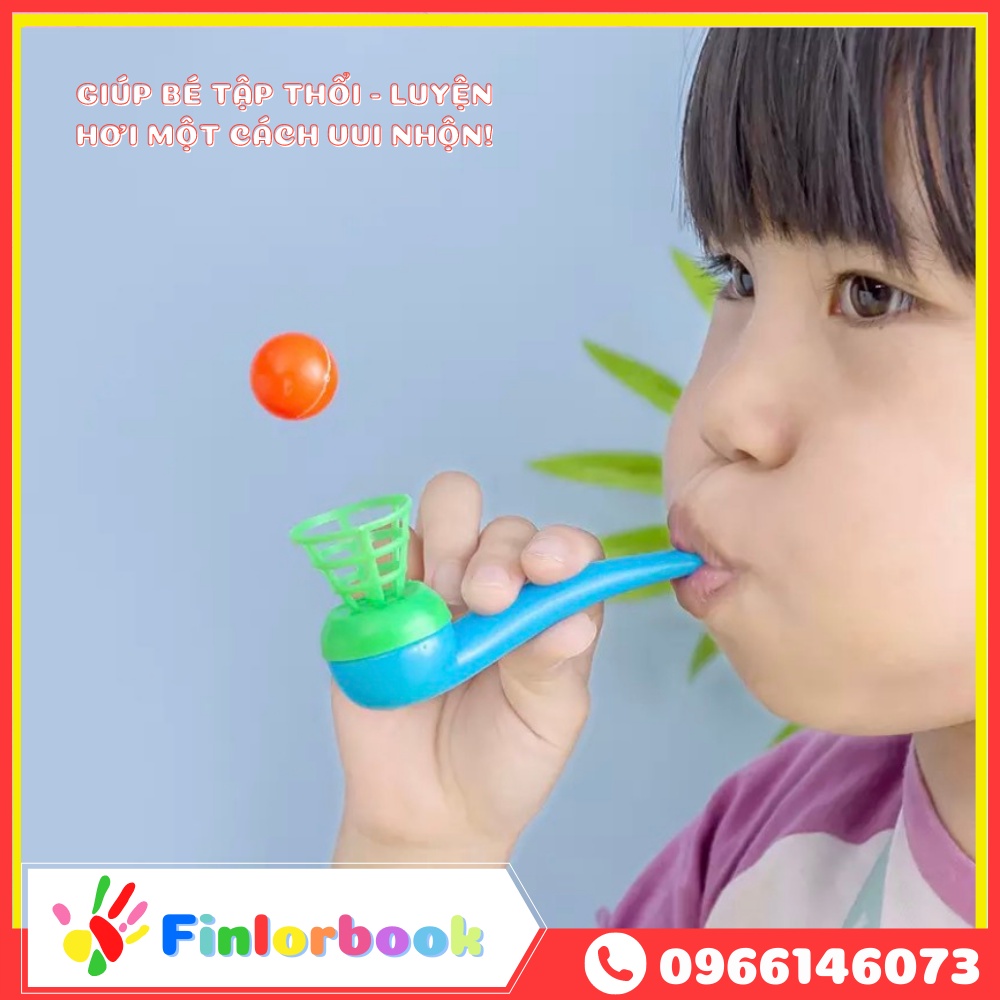 Đồ chơi thổi bóng tập thổi cho bé