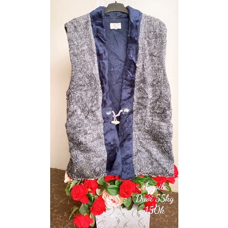 Áo khoác gile lông kiểu