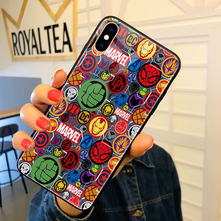 Ốp Chống Sốc In Hình Mavel IMACC Cho Iphone X 11 6 7 6S 8 Plus 12 Mini 12 Pro Max Se 2020 6Splus 7Plus 6Plus 8Plus Xs
