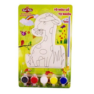 [SHOPEE GIÁ RẺ] Bộ Tô Màu Gỗ Con Hươu STAR KIDS (K204)