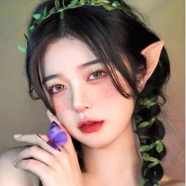 1m dây lá bằng vải dùng làm phụ kiện chụp ảnh cosplay tinh linh cổ trang có sẵn