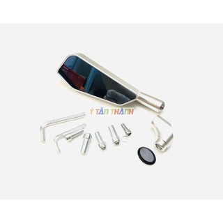 kiếng chiếu hậu 744 màu bạc MS999