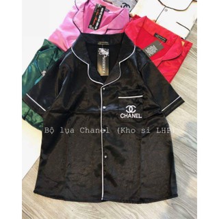 [ SIÊU RẺ ] Bộ ngủ lụa trơn pjama cộc siêu hót
