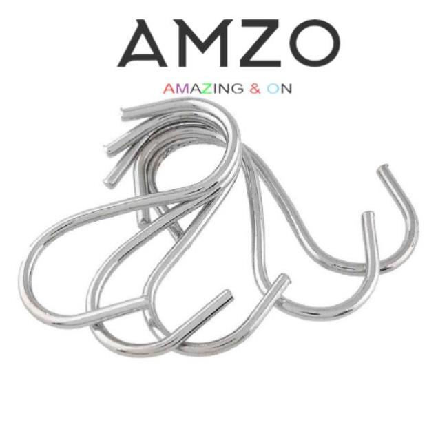 1 Móc Treo Inox Đa Năng Hình Chữ S - Được Chọn Size - AMZO