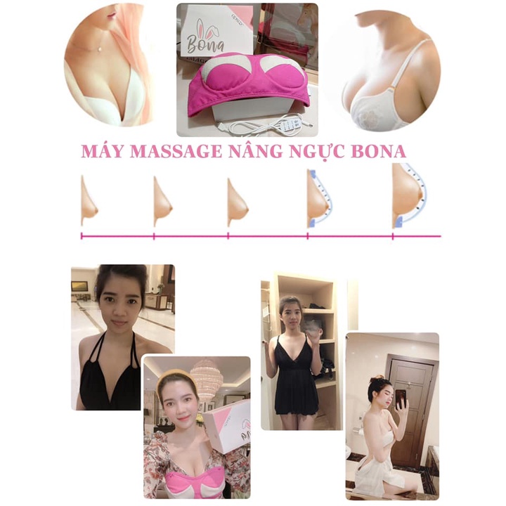 Máy Massage Săn Chắc Ngực + TẶNG 1 Lọ Tinh Dầu - Cách Cải Thiện Ngực Lép Tự Nhiên Không Phẫu Thuật