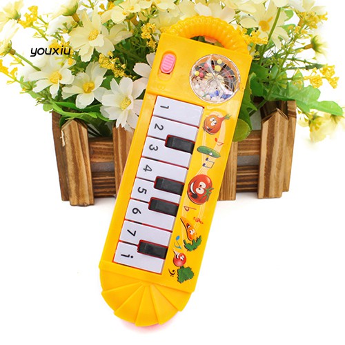 Đồ chơi đàn piano điện mini nhấn phím đơn giản cho em bé