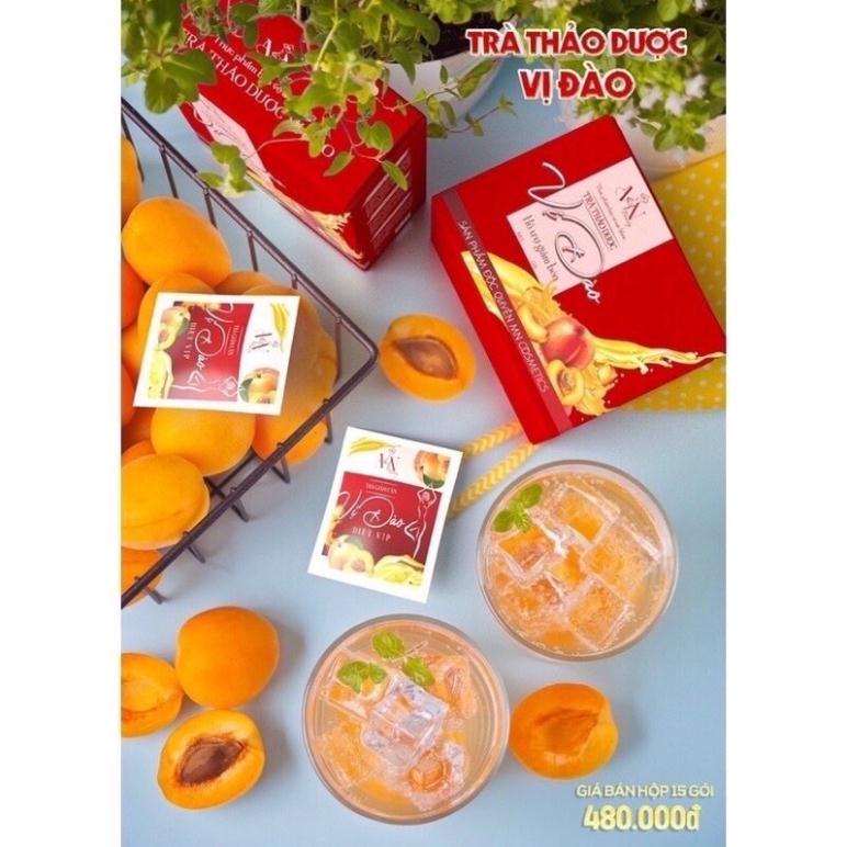 Trà giảm cân vị đào thơm dễ uống - giảm cân an toàn Đông Anh  HÀNG CHÍNH HÃNG