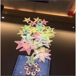 decal dán tường sao phát sáng