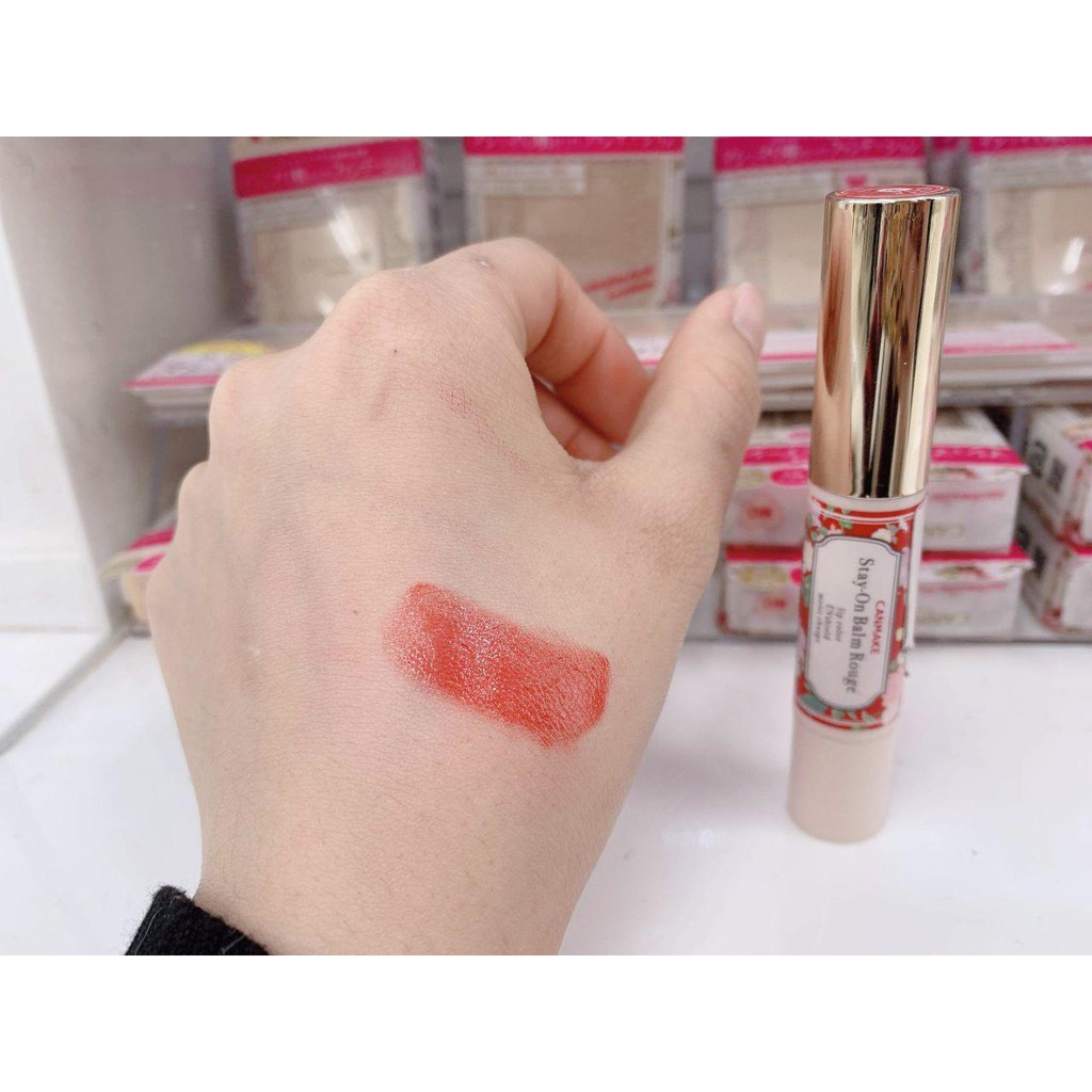 Son dưỡng màu chống nắng Canmake Stay-On Balm Rouge