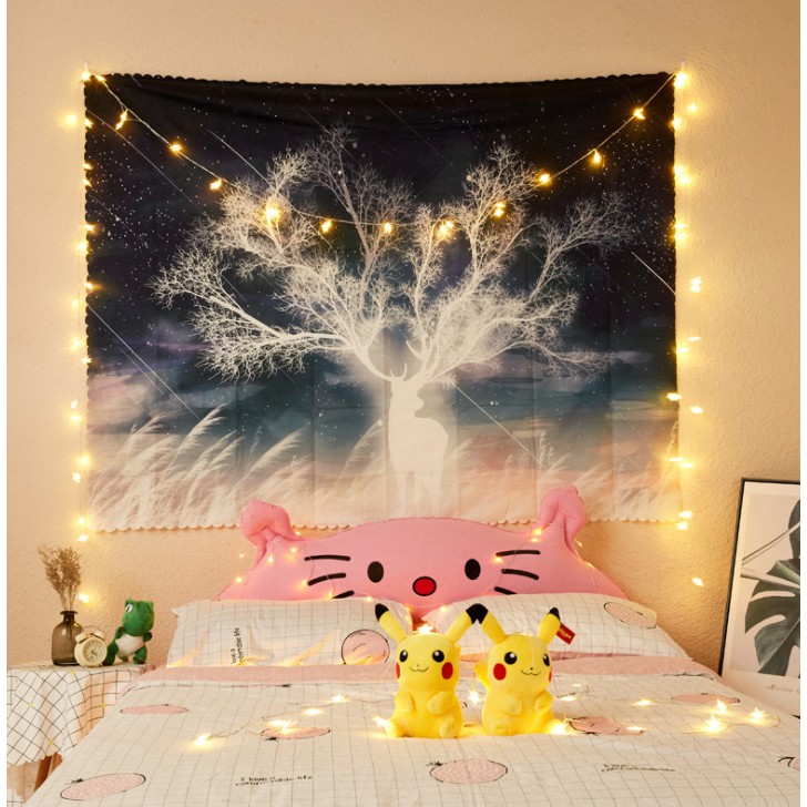 Vải treo tường Decor, trang trí phòng ngủ -BinaShop