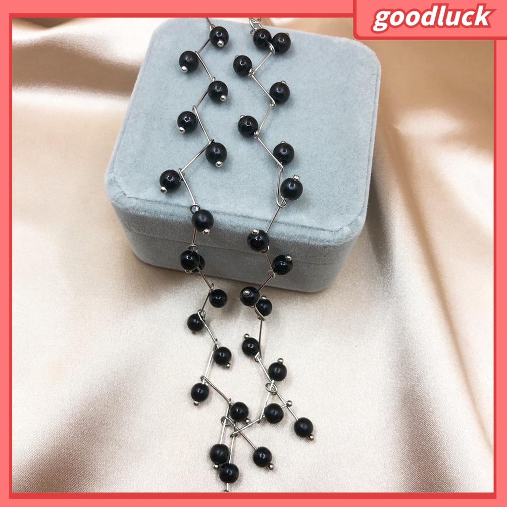 Vòng Cổ Choker Đính Ngọc Trai Giả Có Thể Điều Chỉnh Kích Cỡ Dành Cho Nữ