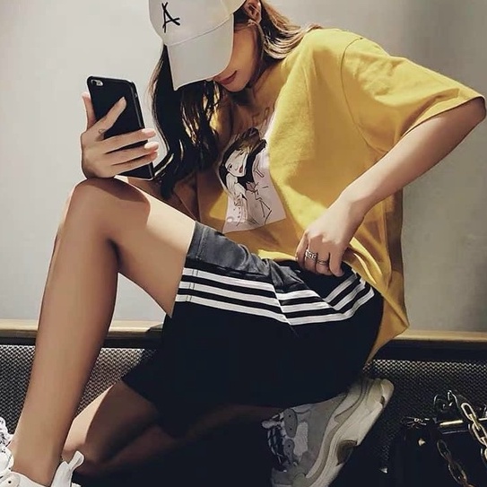 Quần short lửng form unisex siêu hot 3 sọc thể thao năng động nam,nữ mặc đều đẹp s42-45