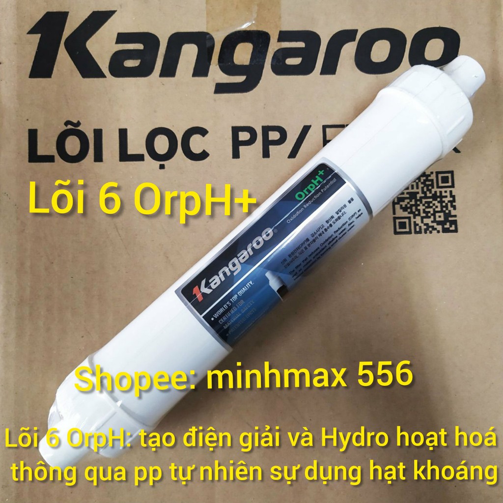 COMBO 6 LÕI LỌC NƯỚC KANGAROO HYDROGEN | FIR - OrpH - HypH - MINARAL - NANO CARBON - 5IN1